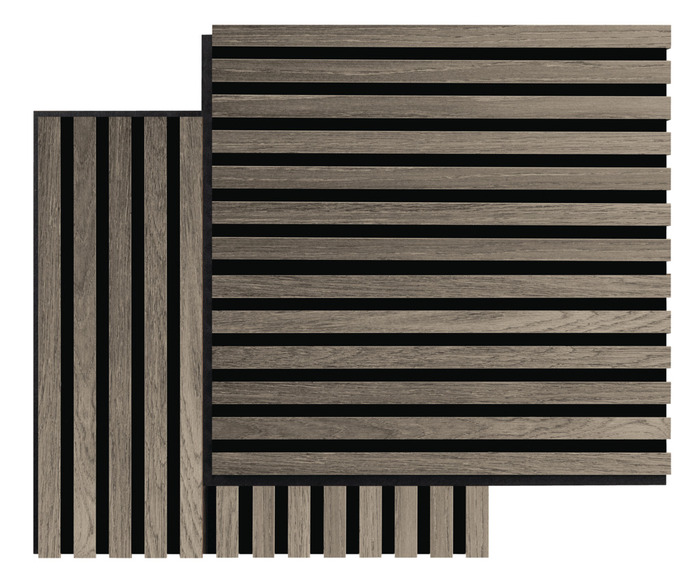 Akustikpanel Square Grey Oak 22 × 520 × 520 mm 2-pk.